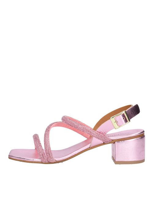 Sandali in ecopelle e strass VINCENT VEGA | PQS408C7 STRASS 10MMROSA